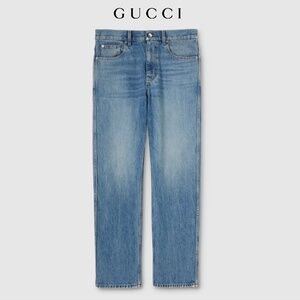 GUCCI men's Slim fit cotton denim pant jeans